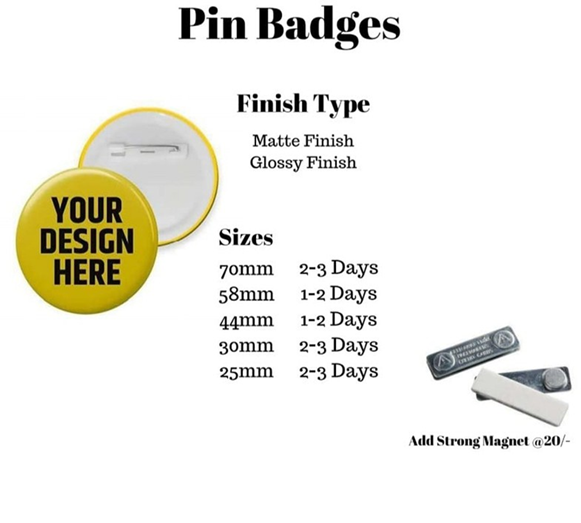 Pin Badges